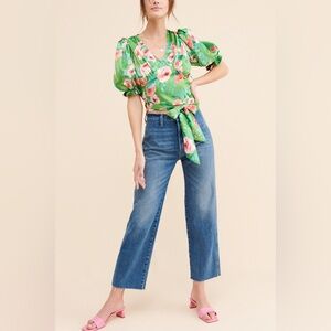 Megan Floral Crop Top #0027